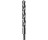 IRWIN 73831 31/64" X 3/8" HSS REDUCED SHANK JOBBER LENGTH FRCT DRILL BIT CARD