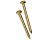 ANCHOR WIRE 122619 5/8" X 18 BRASS PLATED ESCUTCHEON PIN