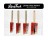 VELVET TOUCH 61600 BURGUNDY/WHITE SOLID ANGULAR SASH BRUSH ASSORTMENT