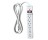 SOUTHWIRE 41446 6 OUTLET SURGE PROTECTOR STRIP WITH 6' CORD 680 JOULES
