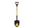 G-FORCE 52912 ROUND POINT SHOVEL 43" FIBERGLASS D-HANDLE WITH RUBBERIZED GRIP