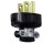 LEVITON 010-48648-03E 15A-125V BLACK VINYL GROUNDING PLUG WITH CORD CLAMP