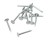 PRIME SOURCE 114EGRFG1 1-1/4" GALVANIZED ROOFING NAILS 1 LB 16464