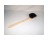 DQB 11652 20" PALMYRA UTILITY / POT SCRUB BRUSH 2" TRIM HARDWOOD BLOCK