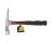 G-FORCE 21120 24 OZ BRICK HAMMER RED FIBERGLASS HANDLE WITH RUBBER GRIP