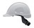 HONEYWELL NSB10001 NORTH SHORT BRIM 4PT RATCHETING HARD HAT WHITE