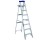LOUISVILLE LADDER AS2110 10' TYPE I ALUMINUM STEPLADDER 250LB RATING