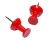 ANCHOR WIRE 122642 RED PUSH PINS (16PK)