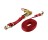 KEEPER 05516 16' HEAVY DUTY RATCHET TIE-DOWN WITH J-HOOKS AND D-RING 3000 LBS