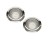 PLUMB PAK K820-33 STAINLESS STEEL KITCHEN SINK DRAIN STRAINER BASKET 4.5" 2PK