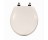 JONES STEPHENS C013WD00CH WHITE DELUXEMOLDED WOOD TOILET SEAT WITH COVER