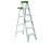 LOUISVILLE LADDER AS4006 6' TYPE II ALUMINUM STEPLADDER 225LB RATING