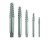 BOSCH BSPE5S 5PC HIGH CARBON STEEL SPIRAL FLUTE SCREW EXTRACTOR SET #1-5