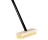 DQB 11932 7-3/4" TAMPICO COLORED POLY LINOLEUM SCRUB BRUSH WITH 48" HANDLE