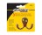 G-FORCE 43135 3" DIE CAST CHROME PLATED DOUBLE PRONG ROBE HOOK CARDED