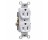 PASS & SEYMOUR  CR15WCC12 15A 125V CC COMMERCIAL DUPLEX RECEPTACLE WHITE