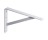 KV 12243 12" HD WHITE ULTIMATE "L" BRACKET 208WH300 HOLDS UP TO 1,000 LBS