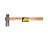 G-FORCE 21102 24 OZ BALL PEIN HAMMER HICKORY WOOD HANDLE