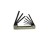 EKLIND 20912 .050 - 3/16 CLASSIC FOLD-UP 9PC HEX INCH SET